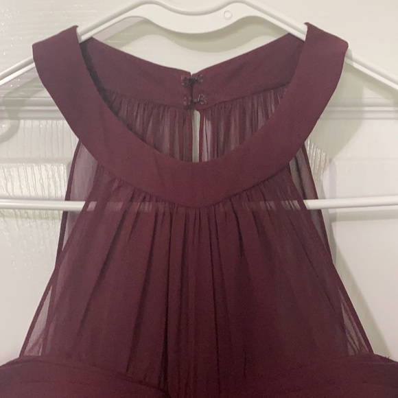 Burgundy wedding guest/ bridesmaid dress - Picture 4 of 6